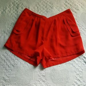 Cotton Candy Orange Shorts